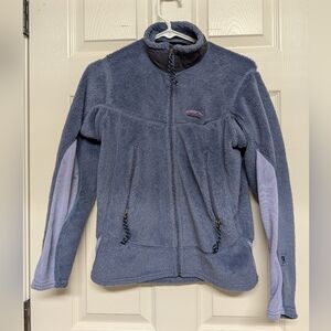 Vintage Patagonia Regulator Fleece Zip Up Jacket Womens S Purple R2 Polartec USA